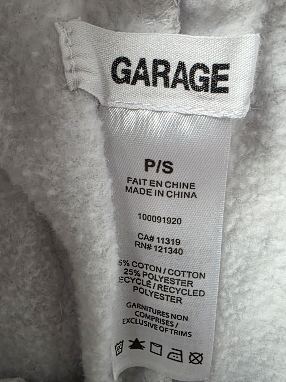 Garage Light Gray Drawstring Sweatpants - Picture 4 of 4